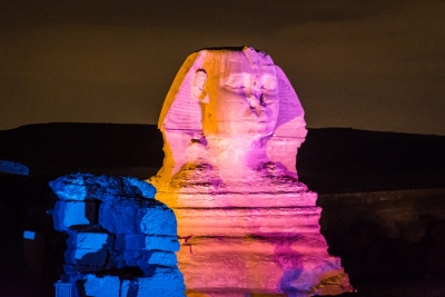 Sphinx and Giza Pyramids Sound and Light Show